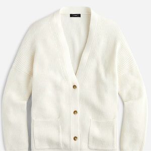 Jcrew Cotton Cashmere Cardigan Sweater